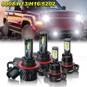 Para For Jeep Patriot 2010-2017 - 4 luces altas/bajas + luces antiniebla