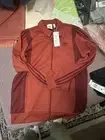Adidas Originals Men’s Medium Red Full Zip Track Top Collared