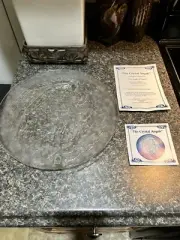 The Crystal Angels, Angel of Music Crystal Plate w/ Certificate of Authenticity