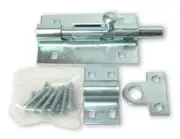 6" Barrel Bolt Lock Zinc Plated Steel