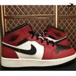 AIR JORDAN 1 MID GYM RED（GS）芝加哥 女款 籃球 運動 現貨 554725-069慢跑鞋