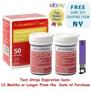 Accu-Answer iSaw Hemoglobin Test Strips-50 Test Strips Total-USA Seller
