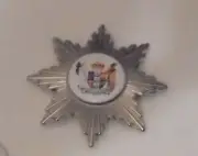 Royal New Zealand Commonwealth Star Badge Uniform Sash Crest Knight Officer NZ N