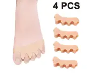 4 pcs Toe Separators for Overlapping Toes and Restore Crooked Toes