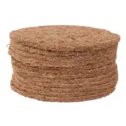 12 PCS Coconut Palm Mat Pigeon Nesting Bowls Pad Bird Accessory Supplies Nests