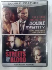 Val Kilmer Double Feature {Double Identity, Streets Of Blood} - DVD - New/Sealed