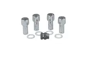 Topline Standard Mag Wheel Lock Nuts 2.3" Tall 0.60" Shank 12mm x 1.50" Thread (set Of 4)