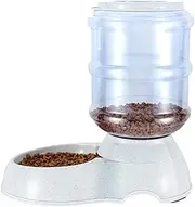 Leona Co Automatic Pet Food Feeder, Dog Cat Gravity Auto Self Feeding 3.5L Feeder Dispenser Bowl Anti-Slip Design with Food-Grade Materials
