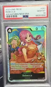 PSA 10 One Piece OP05-091 SR Rebecca Holo - English - Graded