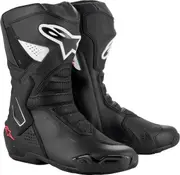 Alpinestars Stella SMX-6 V3 Ladies Motorcycle Boots, black-white-pink, Size 38 for Women Black White Pink