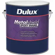 DULUX 4 litre indu metal-shield top coat steel OCHRE colour paint