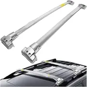 Roof Racks Compatible for Jeep Compatible for Grand Cherokee with Flush Side Rails 165 LBS Load Stainless Steel Cross Bars Carrying Luggage