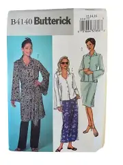 Butterick Sewing Pattern 4140 Shirt Tunic Skirt Pants Misses Size 12-16 UNCUT