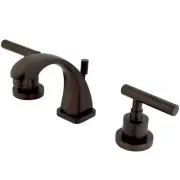 Kingston Brass KS494.CML Manhattan 1.2 GPM Widespread Bathroom - Bronze