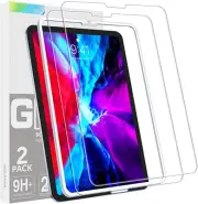 2 Pack Glass Screen Protector Compatible With iPad Pro 12.9 (2020 and 2018)