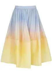 Zimmermann Harmony Dégradé Organza Midi Skirt - Yellow - 0 (UK 8 / S) 0 (UK 8 / S)
