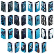 OFFICIAL NFL CAROLINA PANTHERS VINYL SKIN FOR SONY PS5 DISC EDITION CONSOLE