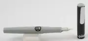Pilot Love II Grey & Black Fountain Pen - Fine Nib - 1970s -New-Old-Stock In Box