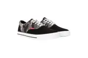 Crosshatch Mens Skywalk Camo Canvas Trainers (Black) - UTBG2040