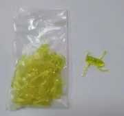 Chartreuse Green Sparkle Bream Bug Jig 20Pk