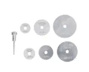 7Pcs Saw Disc Mini High Speed Steel Cutting Wheel Circular Cutter Blade Tool Set Kit