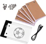 Flip Book Kit with Light Pad LED Light Box Tablet 300 Sheets Drawing Paper Fl...