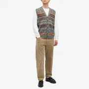 [Jamiesons of Shetland] Jamieson's of Shetland Fair Isle Button Through Vest