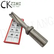 1× WC Φ20-4D-C25 WC/SP/WD CNC Indexable U Drill Bit + 10Pcs WCMT030208-PM ZM2125