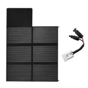 200W Foldable Solar Panel VoltX 12V Blanket Camping Kit Off-Grid