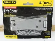 STANLEY 78-1320 4" Strap Hinge WEATHERGARD (2) in Package Brand New