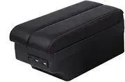 Car Armrest Storage Box for Suzuki for Swift for Sport 2017 2018 2019 2020 2021 2022 2023 Center Console Box with Soft Cushion Car Interior Car Armrest Box Car Armrest Cover