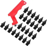 [Kisangel] Track Shoes Spikes Pcs Steel Pyramid Spikes for Running and Jumping for Outdoor Sports