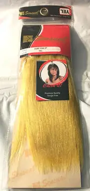 YEL 8" 100% Silky Yaki Human Hair Tangle Free Weaving Bonding Sensual Collection