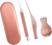 AUTSUPPL S Nail Care Kit Set of Nail Clippers Metal Manicure Tools Stylish Children