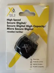 NEW Memory Card Reader/Writer - XIT Photo SD, SDHC, MicroSD USB High Speed