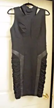 NWT Nicole Miller black bodycon dress sz. 10 Neiman Marcus