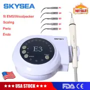 E3+ Portable Dental Ultrasonic Scaler fit Woodpecker Cavitron EMS Handpiece Tips