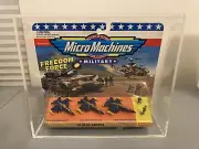 Micro Machines Military 1994 #6 Blue Angels Galoob LGTI SEALED CUSTOM CASE