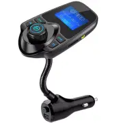 Bluetooth Car FM Transmitter Audio Adapter Receiver Wireless Handsfree Car Kit
