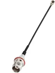 ROBAUN 1PC U.FL to TNC Female Jack Nut Cable Assembly 15cm 6"/20cm/30cm for PCI Card Wireless Router(20cm)