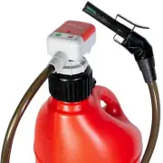 TERA PUMP Next Generation Rain-Resistant Gas Fuel Pump - 4.25-ft Long Vinyl H...