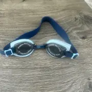 Leader Swimming Goggles Smoke Blue OSFM Aquatic Adjustable
