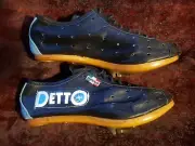NIB Vintage Detto Pietro Art. 2000 Superlight Cycling Shoes 42 EU *L'Eroica* NOS