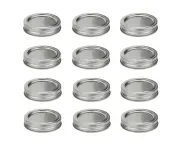 Stainless Steel Replacement Lids for Mason Jars Canning Preserving Jar Lids for Sprouting Jars Jam Jars