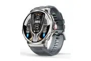 Military Smart Watch for Men Health and Fitness Tracker Compatible for iOS & Android Sports Watches-Grey
