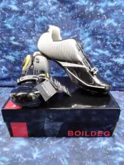 BOODUN 1 Pair Breathable Road Bike Anti-Skid Lock System Cycling Shoes12