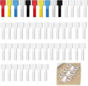 Pack of 40 Outdoor Adhesive Hooks, Adhesive Hooks for Cat Net, Balcony, Fixation for Balcony Net for Cats, No Drilling, Adhesive Hooks, Cat Net, Balcony Net for Cats