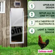 Automatic Chicken Coop Door Opener Controller Kit Timer Light Sensor Petscene