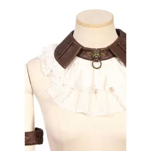 【吉兒龐克】蕾絲領巾+臂環兩件組 (RQ-BL)｜蒸氣龐克代理品牌【JRSP159】