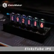 IPS Nixie Tube Clock Digital RGB Home Decor Clock Retro Desk Clock DIY